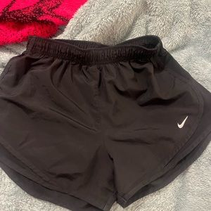 black nike shorts